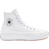 Converse Faux Leather Trainers Converse Chuck Taylor All Star Move Platform HIgh Top W - White/Black