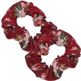 Accessories Set Of 2 Small Floral Cotton Scrunchies For & Women, Hair Girls, Hair Bobble, Hair Band