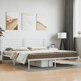 200cm - Single Beds Bed Frames vidaXL metal Sengeramme
