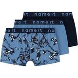 Blue Boxer Shorts Children's Clothing Name It Kid's Boxer Shorts 3-pack - Riviera