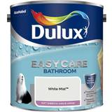 Dulux bathroom paint Dulux Easycare Bathroom Soft Sheen Mist Wall Paint White
