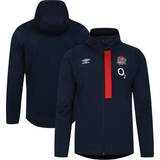 Clothing Umbro England Rugby Full Zip Hoodie Navy Mens