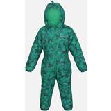 Green Rain Overalls Children's Clothing Regatta Childrens/Kids Penrose Camo Puddle Suit Green/Jellybean Green