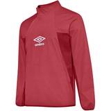Spandex Outerwear Umbro Kid's Maxium Windproof Jacket - Bright Red/Fluo Red