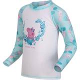 Polyester UV Sets Children's Clothing Regatta Kid's Peppa Pig Rash Suit - Aruba Blue White (RKM021-XT1)