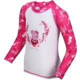 Boys UV Clothes Regatta Kid's Peppa Pig Rash Suit - Pink Fusion White (RKM021-4WU)