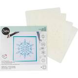 Sizzix Snowflake Layered Stencil Set 4 Pack