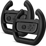 Wireless Wheel & Pedal Sets Racing wheel for nintendo switch switch oled joy-con controller set of 2 black
