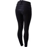 Horze Equestrian Trousers & Shorts Horze Women's High Waist Silicone Full Seat Breeches Black 038 Women