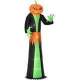 Homcom Halloween Inflatable Pumpkin Decoration with Built-in LEDs 2.7m, none