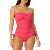 Anne Cole Twist Front Bandeaukini Swim Top - Hot Pinkie