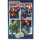 UK Greetings Cards & Invitations Disney Marvel Avengers Assemble Birthday Greeting Card