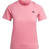 adidas Women's Run Fast Parley Ocean Plastic Running Tee - Bliss Pink