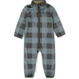Checkered Jumpsuits Carter's Baby Boy's Plaid Sherpa Coveralls - Blue/Gray