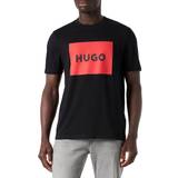 Hugo Boss Men T-shirts & Tank Tops HUGO BOSS Crew Neck T-shirt with Box Logo - Black