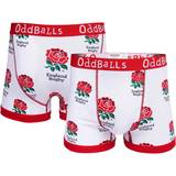 Clothing England Rugby Oddballs Mens Boxer Shorts White