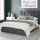 Grey Bed Frames Aspire Hepburn Superking 189.6x219cm
