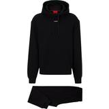 Cotton Jumpsuits & Overalls Hugo Boss Dapo Dayote Hooded Tracksuit - Black
