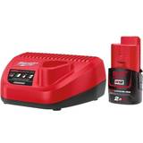 Power Tool Chargers - Red Batteries & Chargers Milwaukee M12 NRG-201