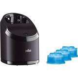 Braun Shaving Gel Shaving Accessories Braun Fast Cleaning and Blade Lubricating Clean and Charge Station for Shavers