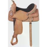 Neoprene Horse Saddles King Series Cowboy RO Barbwire Saddle 17inch