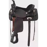 Neoprene Horse Saddles King Series Pleasure Trail Saddle 16inch - Black