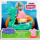 Plastic Bath Toys Tomy Peppa Pig George & Dino Bath Float
