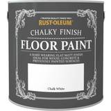 Floor Paints - White Rust-Oleum Chalky Finish Floor Paint Chalk White 2.5L