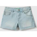 Trousers & Shorts United Colors of Benetton Jeans Corti In Denim "eco-recycle" taglia 2XL, Azzurro, Bambini Light Blue