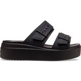 47 ½ Sandals Crocs Brooklyn Buckle - Black