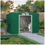 BillyOh 9x6, Dark Cargo Pent Shed With Foundation