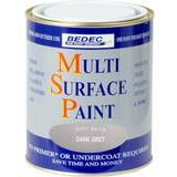 Bedec Grey Paint Bedec Multi Surface Satin Dark Wood Paint Grey 0.75L