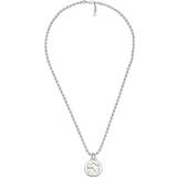 Gucci Interlocking G Pendant Necklace - Silver