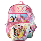 BioWorld Disney Princess 6-Piece Backpack Set
