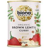 Beans & Lentils Biona Organic Brown Lentil Curry 400g