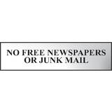Workplace Signs Scan Free Newspapers Or Junk Mail