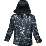 RECCO Reflector Clothing Helly Hansen Men's Ullr D Insulated Ski Anorak Jacket - Black Ice