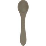 Baby Silicone Weaning Spoon Silver Sage