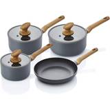 Aluminium Cookware Swan Grey Nordic 4 Cookware Set