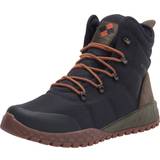 Columbia Hiking Shoes Columbia Fairbanks Omni-Heat Winter Boots Men's Abyss Dark Adobe