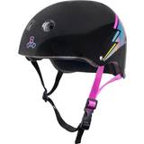 Triple 8 Eight Certified Sweatsaver Skate Helmet Black/Yellow/Pink X-Small/Small