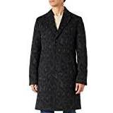 Men Coats HUGO BOSS Malte Overcoat Black