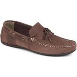 Clothing Barbour men's jenson suede boat shoes, brown