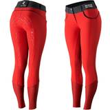 Horze Nordic Performance Women's Silicone Full Seat Breeches Red 042 Women
