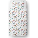 Squishmallows Chill Design Reversible 2 Sided Duvet Cover Set 53.1x78.7"