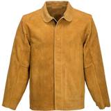 Brown Work Jackets Portwest leather welding jacket