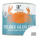 Thorndown Swan White Peelable Glass Paint 150ml