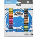 Pebeo Studio Aquarelle Watercolours 12ml 24 Pack