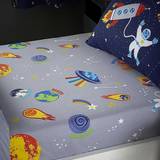 Grey Fabrics Catherine Lansfield Kids Lost In Space Fitted Sheet