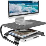 Wali monitor stand riser, computer desktop stand riser holder, vented metal 2 ti